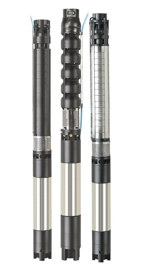 Borewell Waterfilled Submersible Pump - 6"